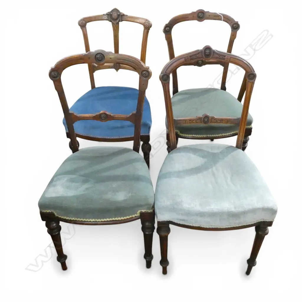 4 EDWARDIAN CHAIRS H.890mm Image 1++