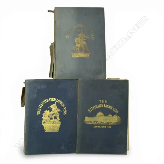 THE ILLUSTRATED LONDON NEWS; JANUARY - JUNE 1860, JAN - JUNE 1862, JULY - DEC 1861 