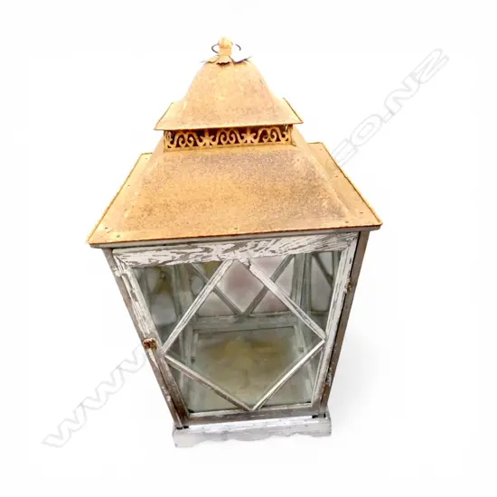 LG RUSTIC GARDEN LANTERN H.860mm