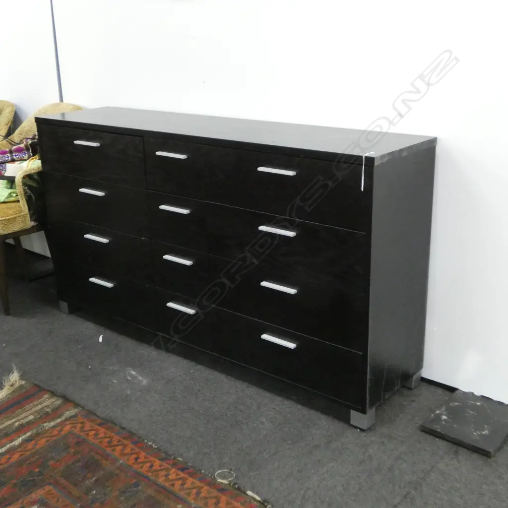 MODERN 12 DRAWER CHEST 1650x400x910mm Image 1++