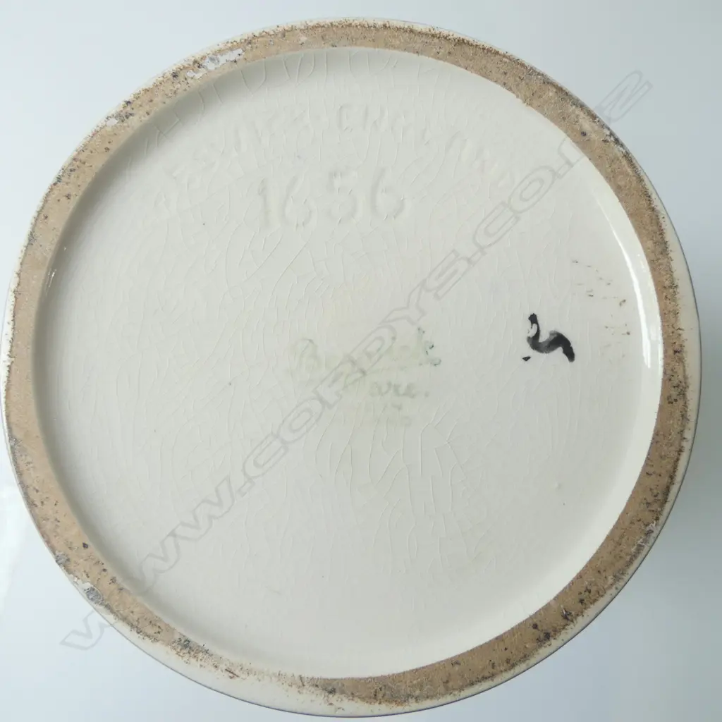 BESWICK B/W GLAZED GOBLET VASE No.1656 H.210mm Image 1++