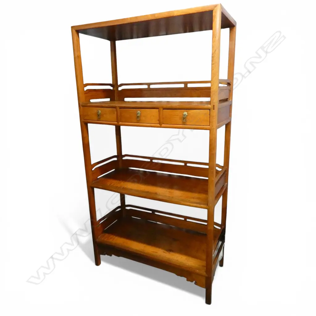 MODERN CHINESE 3 TIER & 3 DRAWER BOOKCASE 980x450x1825mm Image 1++