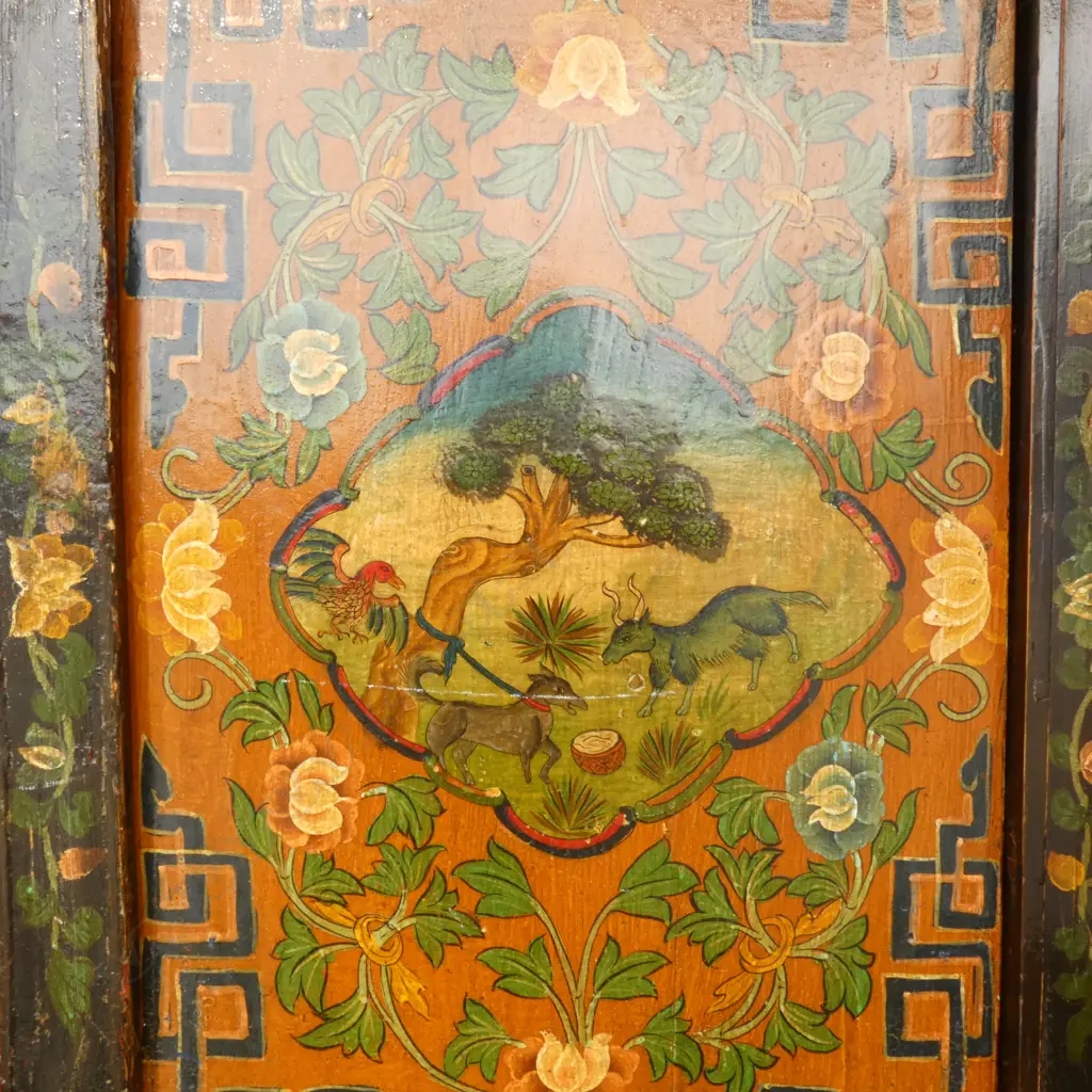 20thC TIBETAN CABINET 1435x455x1300mm Image 1++