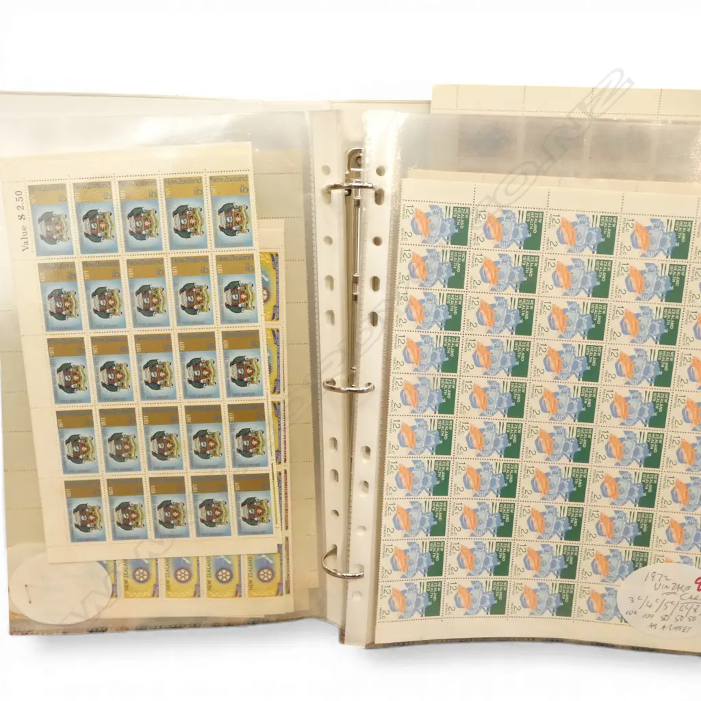 ALBUM OF ASST. STAMP SHEETS Image 1++