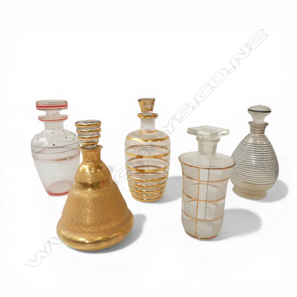 5 GLASS DECANTERS H.240mm Image 1++