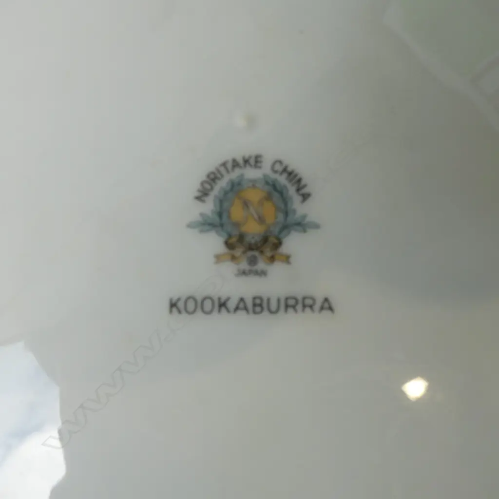 4 PCS; 2 PCS GERMAN STONEWARE, KOOKABURRA PLATE & ROYAL SWAN BOWL Image 1++