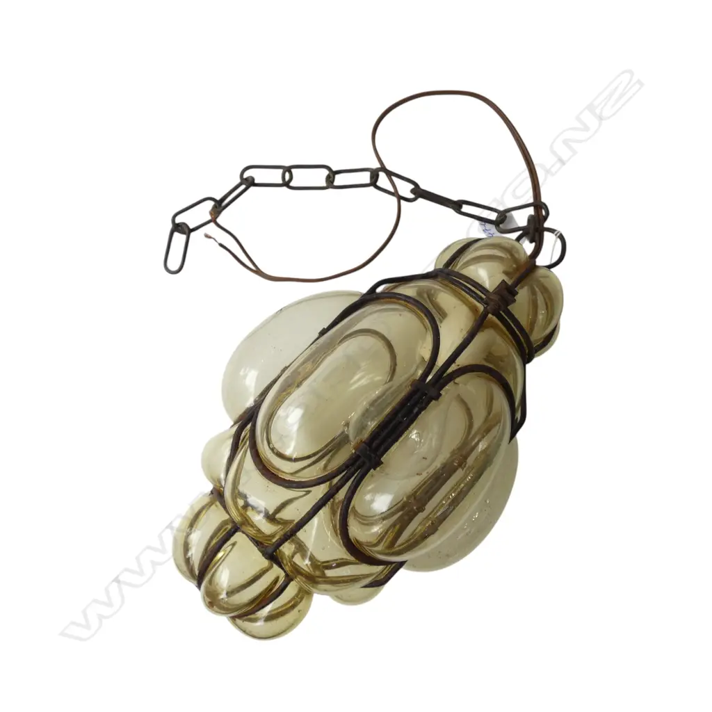 MURANO? GLASS PENDANT LIGHT H.290mm Image 1++