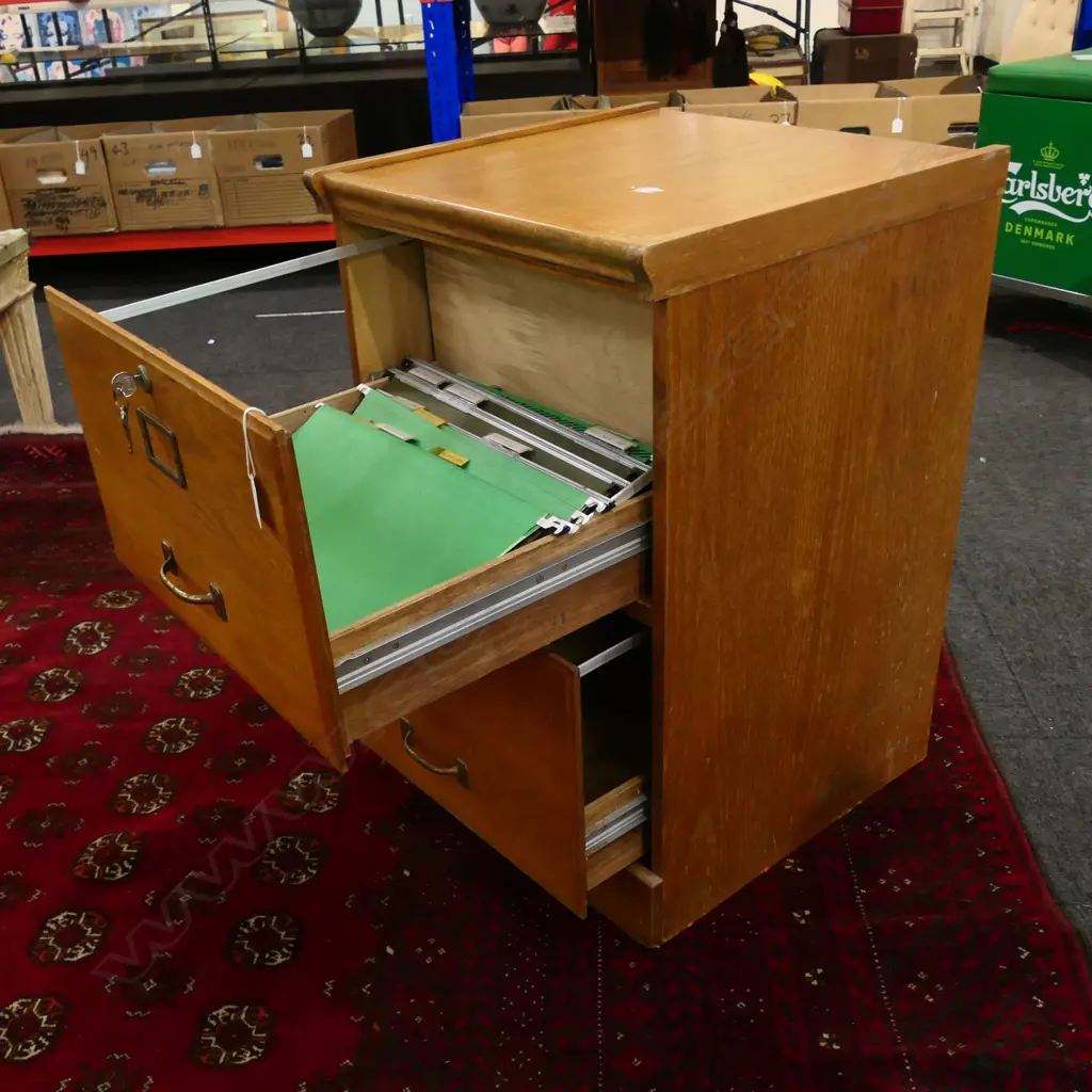 VINTAGE FILING CABINET 480x490x720mm Image 1++