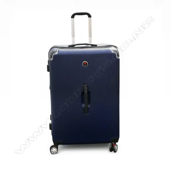 SWISH NAVY SUITCASE + BEDDING