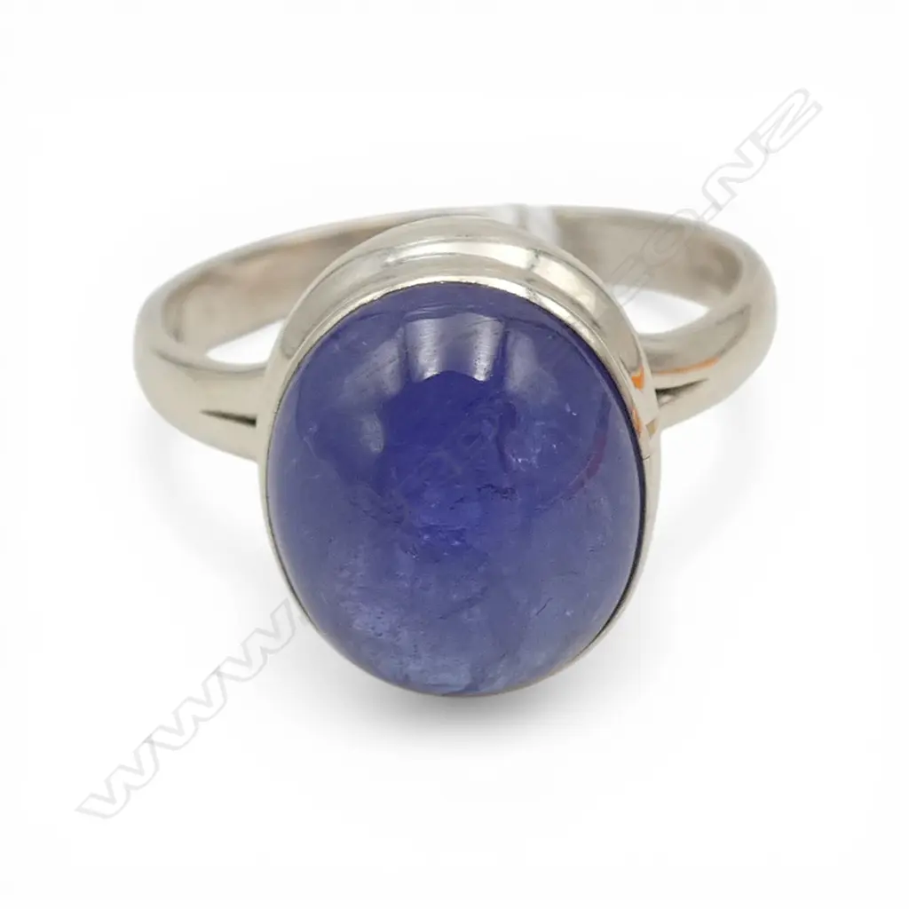SILVER & TANZANITE RING Image 1++