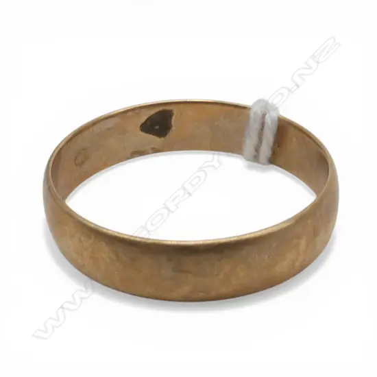 9ct GOLD WEDDER, 2.82gm SIZE U