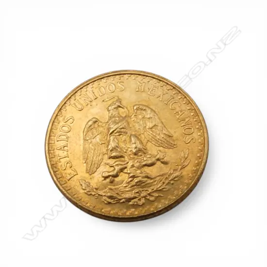 1945 Dos Pesos small 22ct GOLD COIN 1.7