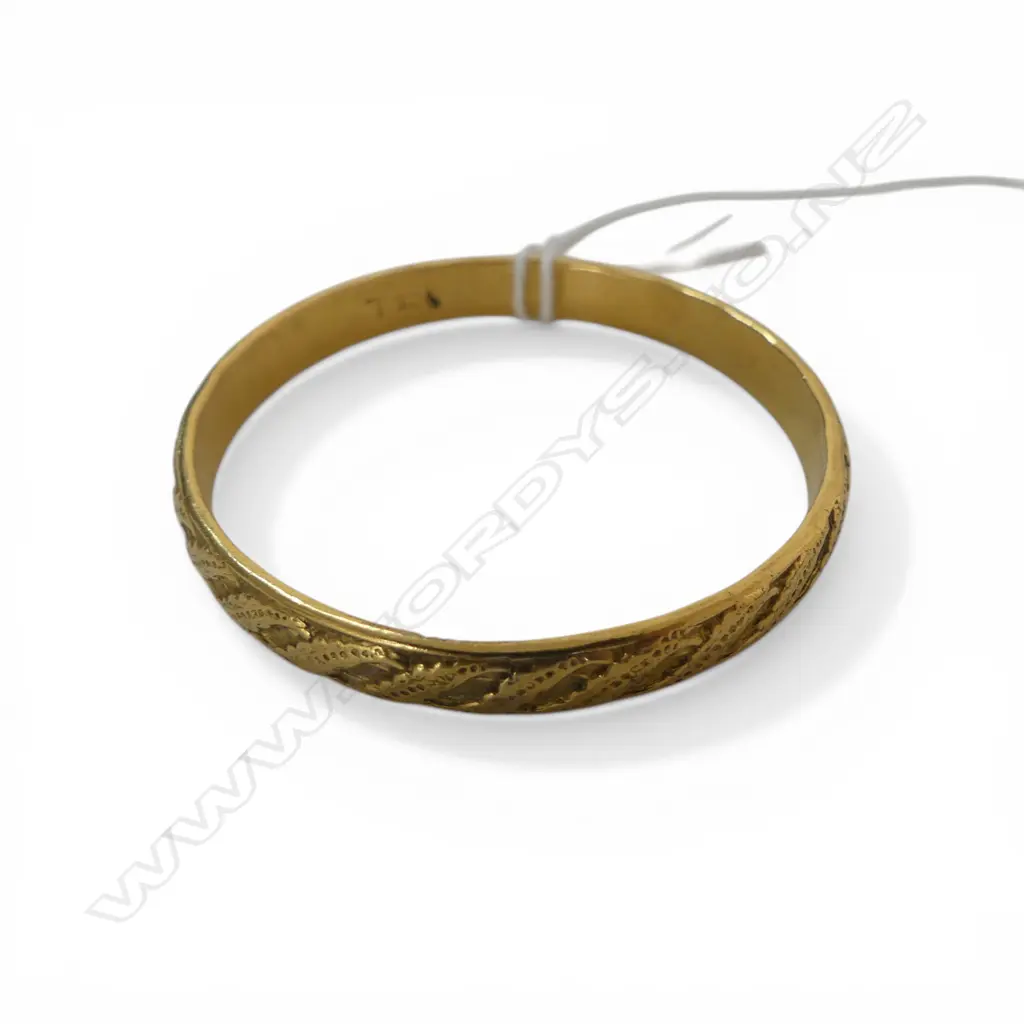 9CT BABIES BANGLE 45mm dia, 12.0gms Image 1++