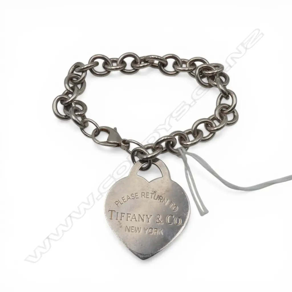 TIFFANY & CO. ST.SILVER BRACELET 40.60gms Image 1++