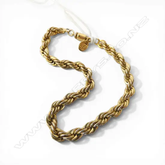 EMMA PAGE PLATED ROPE CHAIN BRACELET