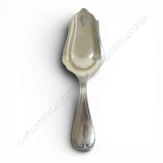 STG SILVER TEA CADDY SPOON, HALLMARKS RUBBED, CHESTER, 12gms