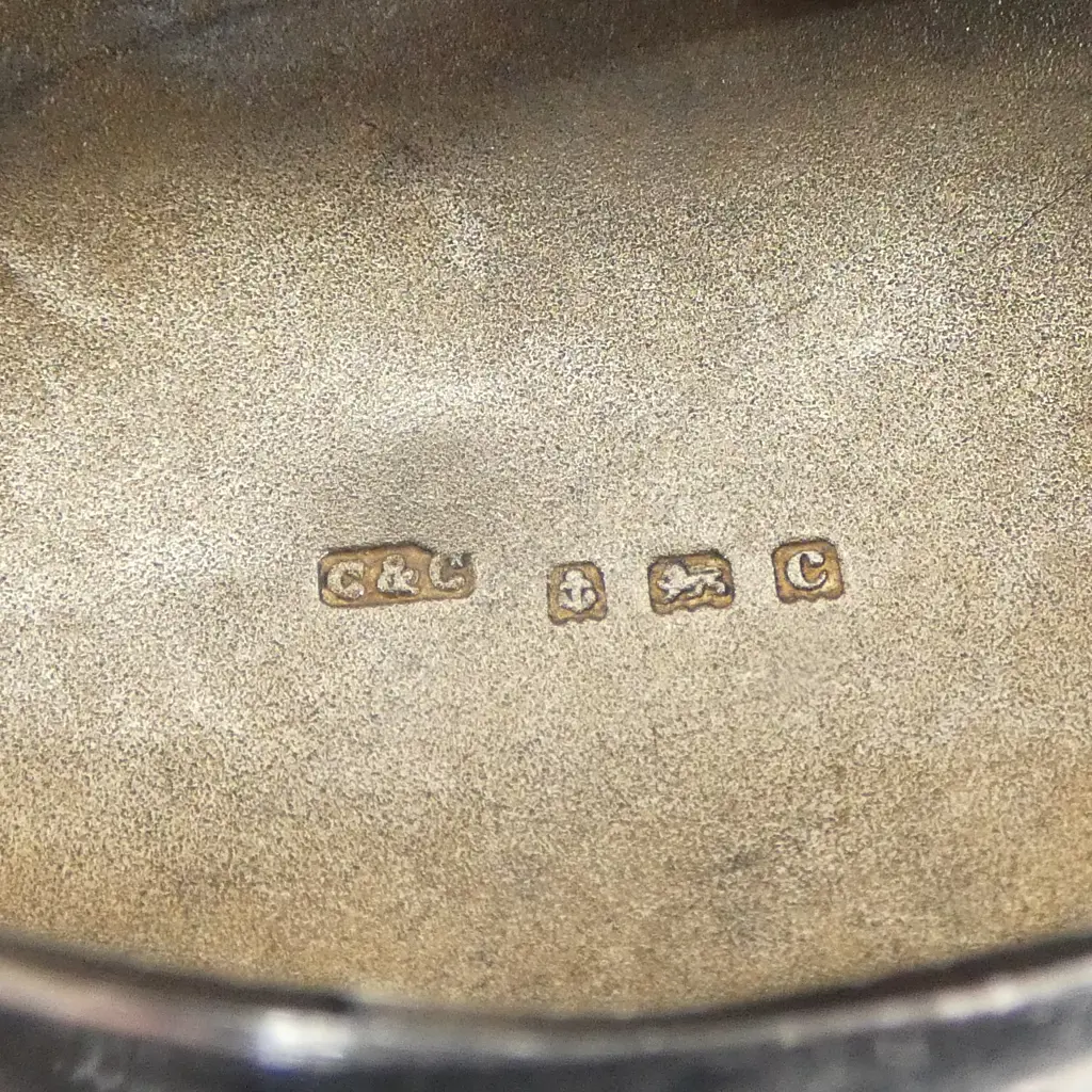 STG SILVER SNUFF BOX, BIRMINGHAM 1902, 20gms + STG SILVER EMBOSSED LIDDED JEWELLERY BOX,  B'HAM 1905 Image 1++