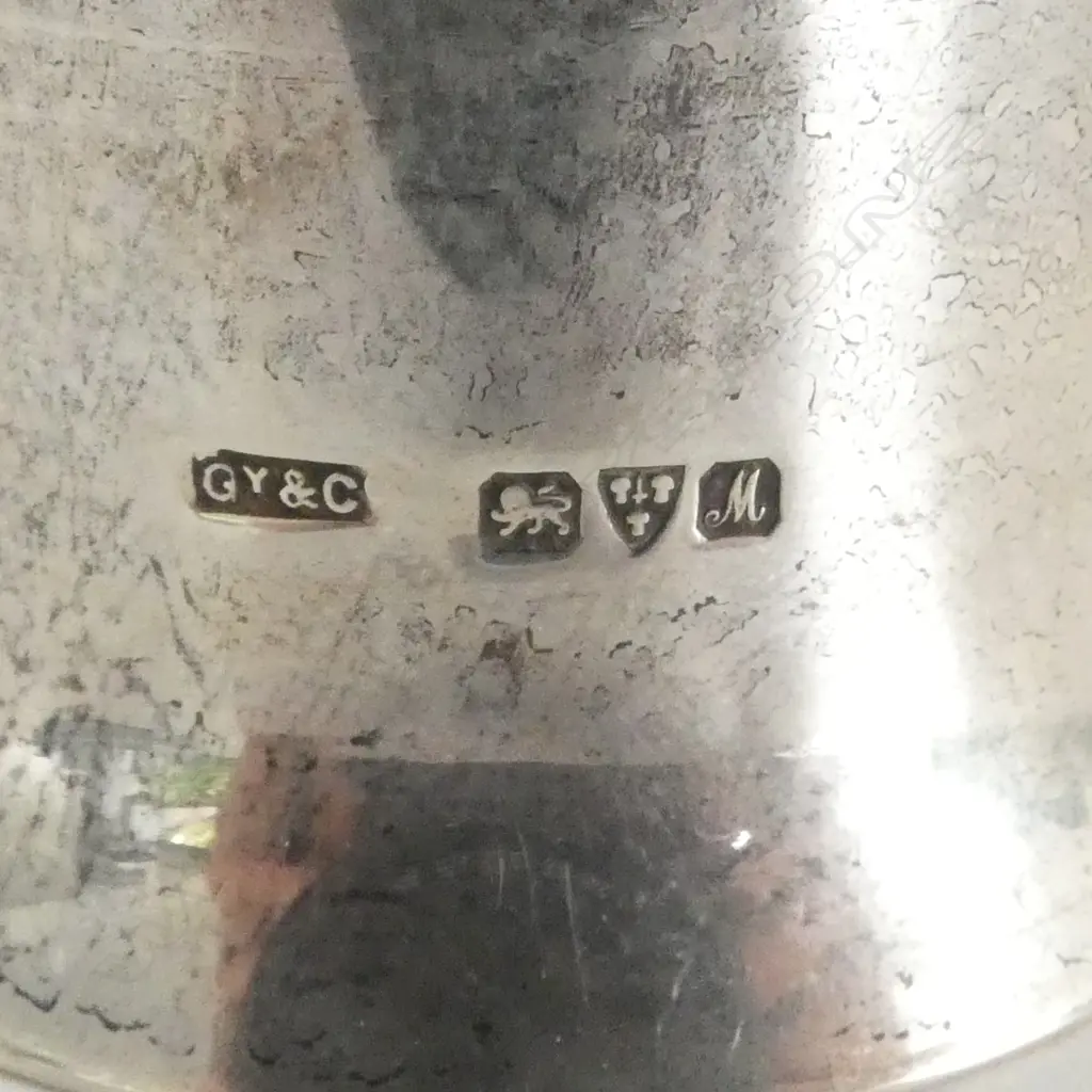 Chester 1912 SILVER DESK or TABLE BELL working. 118gms Image 1++