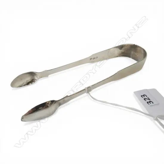 STG GEORGIAN SUGAR TONGS, LONDON 1830, 35g