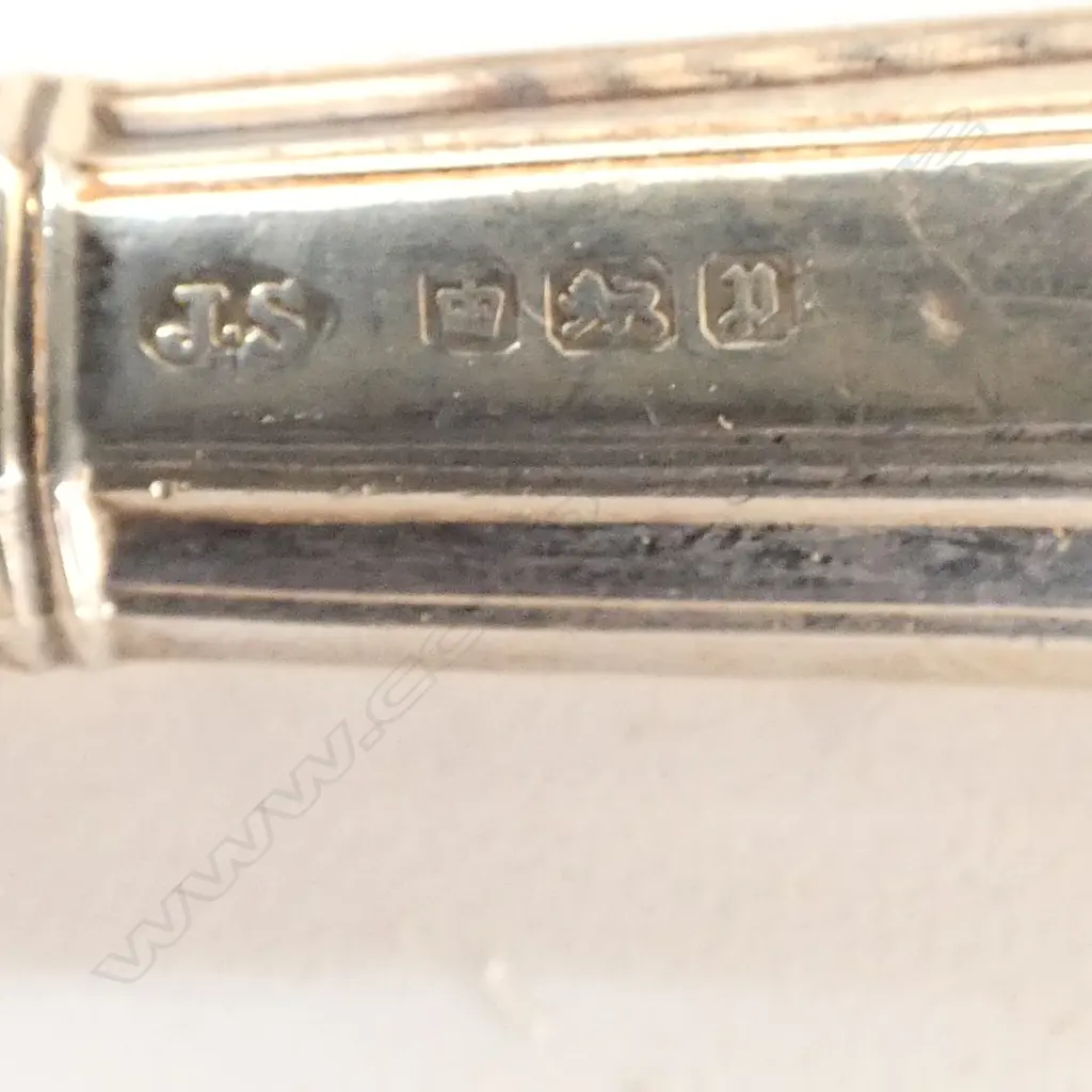 SHEFFIELD 1907 ST.SILVER HANDLED FRUIT SET IN BOX Image 1++