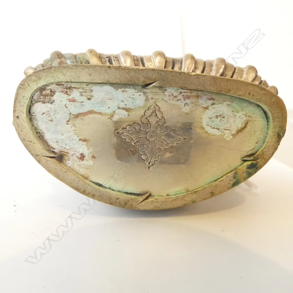 TIBETAN SILVER METAL VAJRASATTVA BUDDHA H.130mm Image 1++