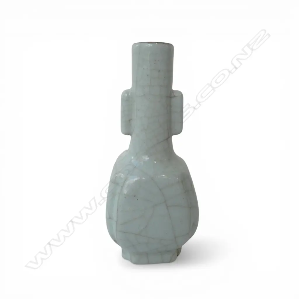 ORIENTAL CRACKLE GLAZE VASE H.150mm Image 1++
