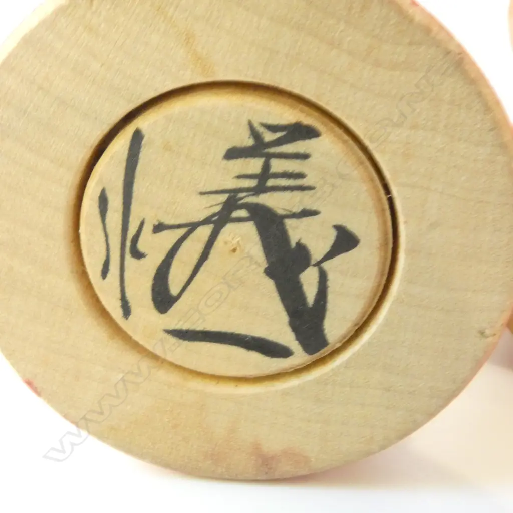 4 JAPANESE WOODEN DOLLS H.180mm Image 1++