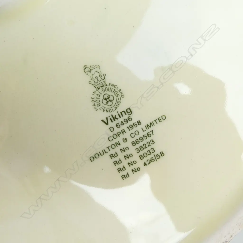 4 ROYAL DOULTON CHARACTER JUGS; VIKING, CAPT AHAB, YACHTSMAN, PORTHOS H.185mm Image 1++