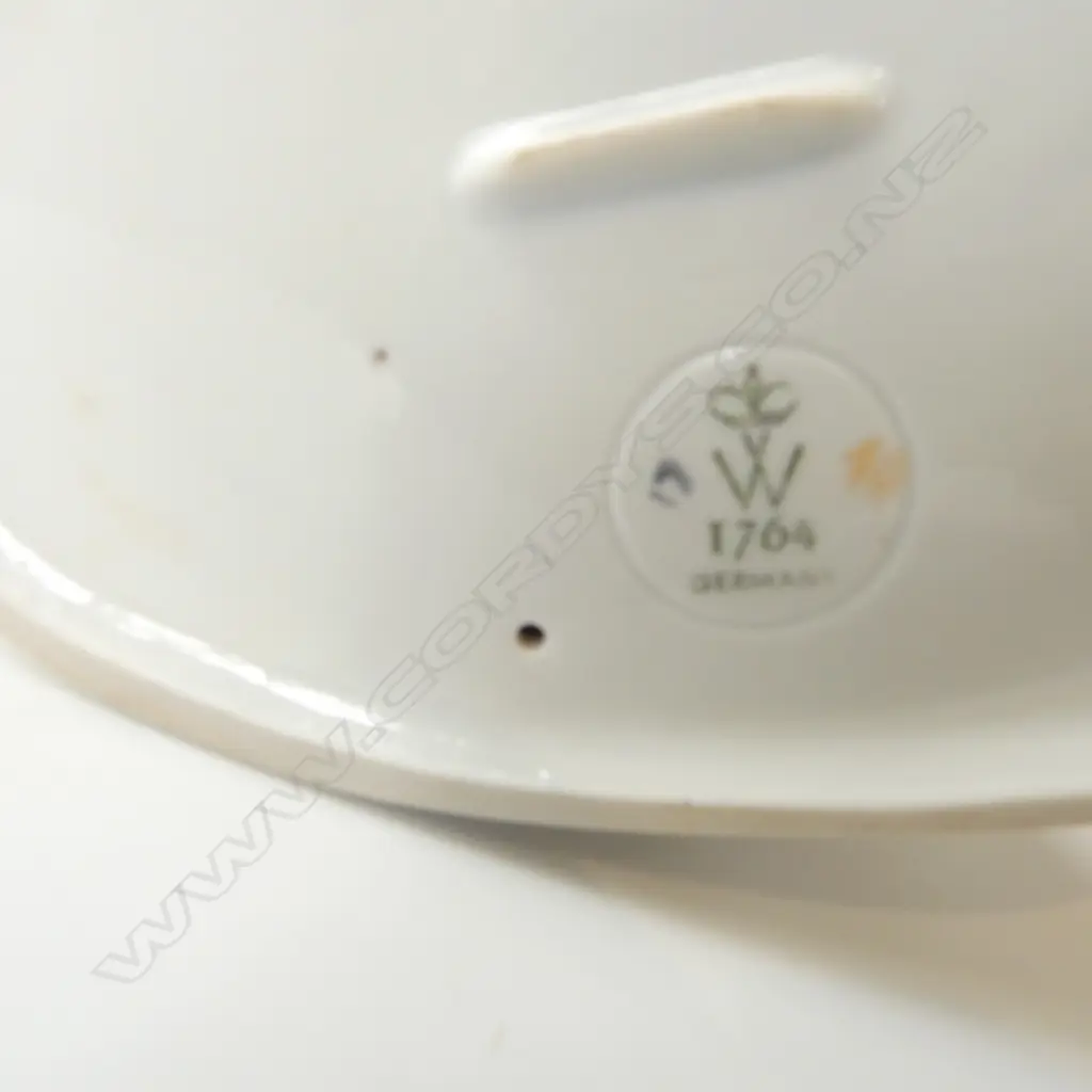 WALLENDORF PORCELAIN FIGURINE - YOUNG WOMAN WITH DEER H.180mm Image 1++