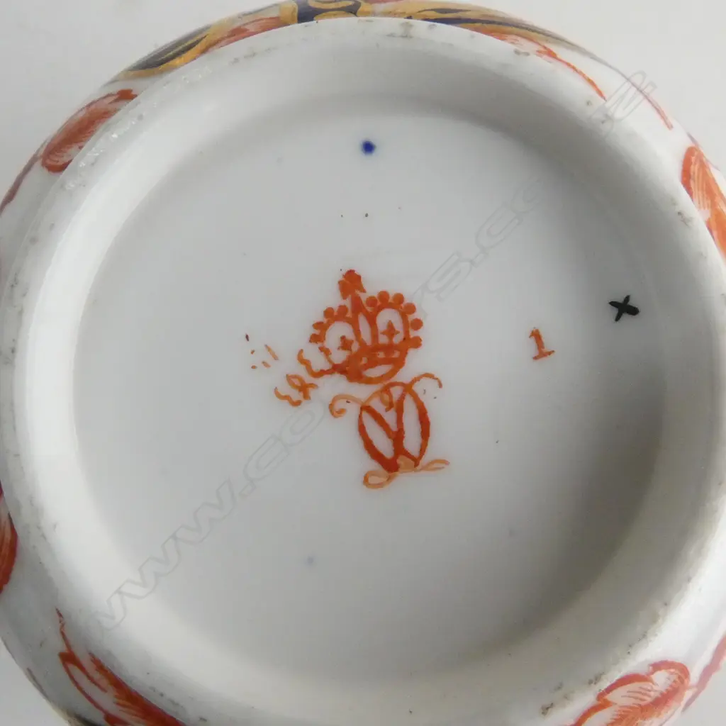 6 PCES ANTIQUE c.1891 ROYAL CROWN DERBY IMARI PATTERN CHINA including trio Image 1++