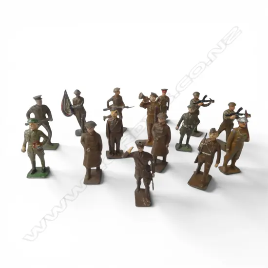 17 BRITAINS/JOHN HILL LEAD HOLLOWCAST WW1 MODELS
