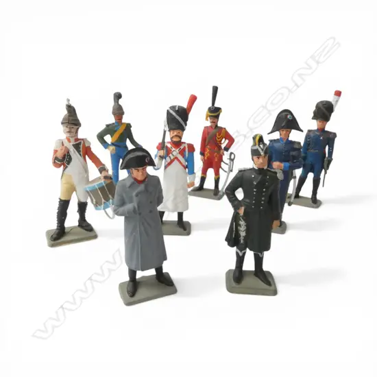 8 SARACEN (FRENCH)  HARD PLASTIC NAPOLEONIC FIGURES