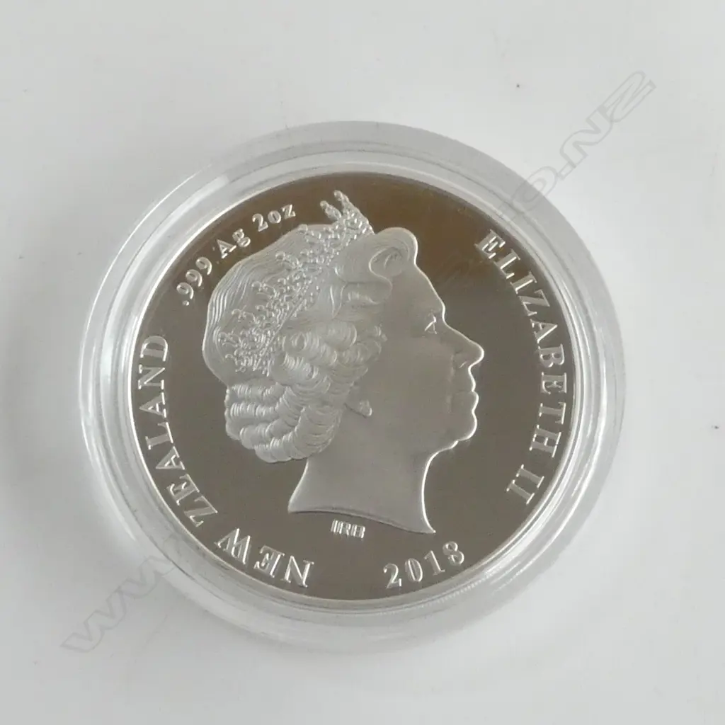 CASED 2018 WAHINE 50th ANNIVERSARY .999 SILVER PROOF COIN 2oz Image 1++