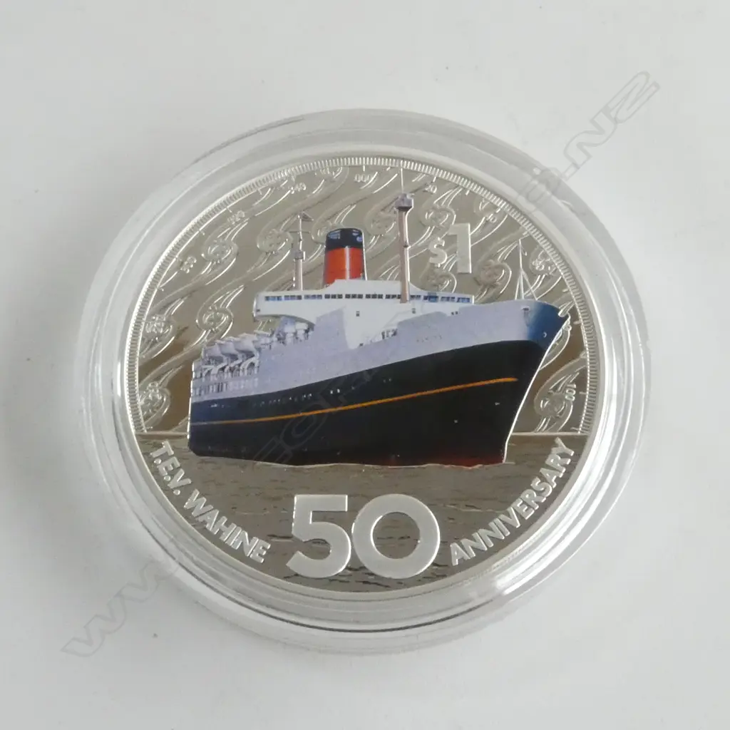 CASED 2018 WAHINE 50th ANNIVERSARY .999 SILVER PROOF COIN 2oz Image 1++