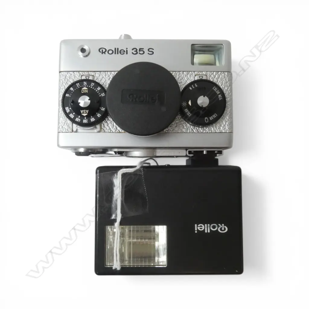 ROLLEI 35S SILVER 1974 (1500 UNITS) 35mm CAMERA. MILLENIUM LTD. ED. + FLASH - BOTH MADE SINGAPORE Image 1++