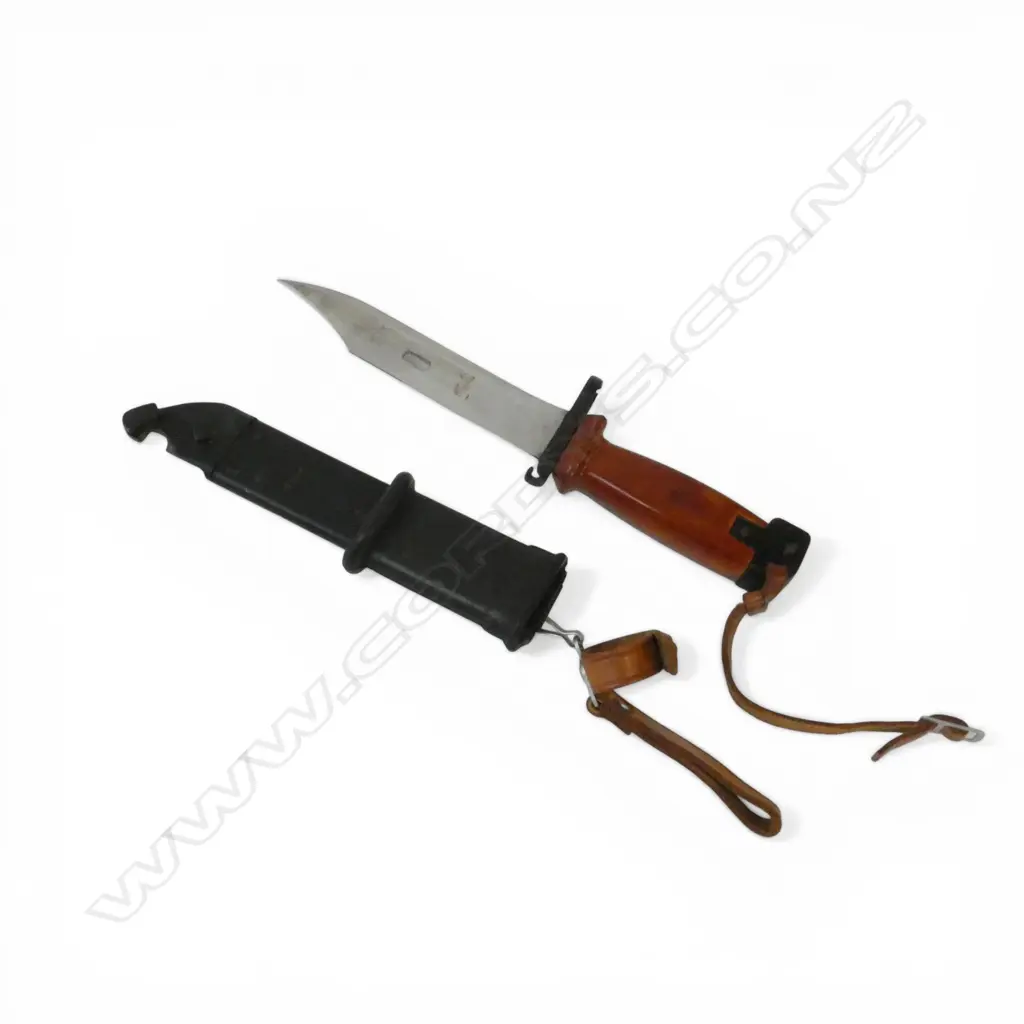 VINTAGE AK47 BAYONET & SCABBARD L.275mm Image 1++