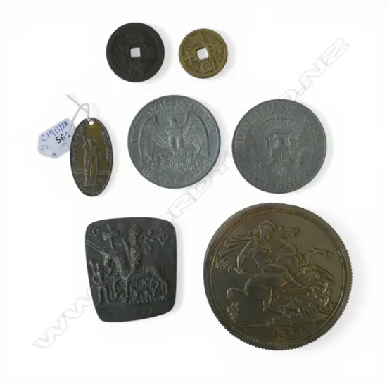7 COINS & TOKENS...