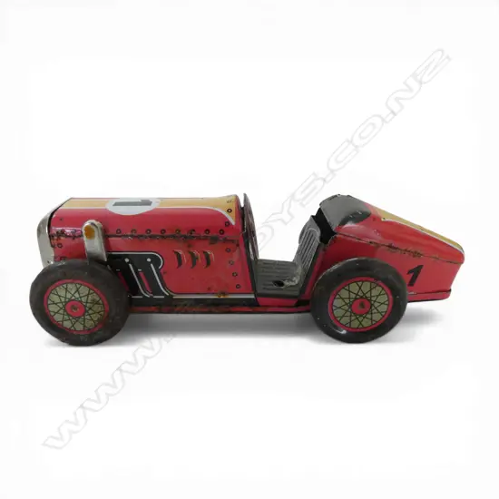 TIN PLATE WID-UP 'ST. JOHN' RACE CAR L.105mm