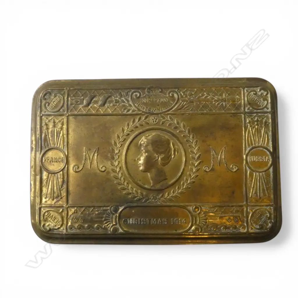 PRINCESS MARY CHRISTMAS 1914 GIFT TIN W.130mm Image 1++
