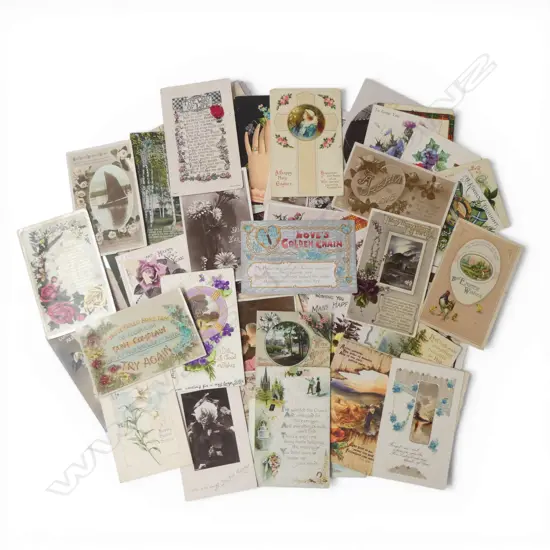 60+ OLD GREETINGS POSTCARDS – EASTER, WEDDING, REMEMBRANCE ETC 