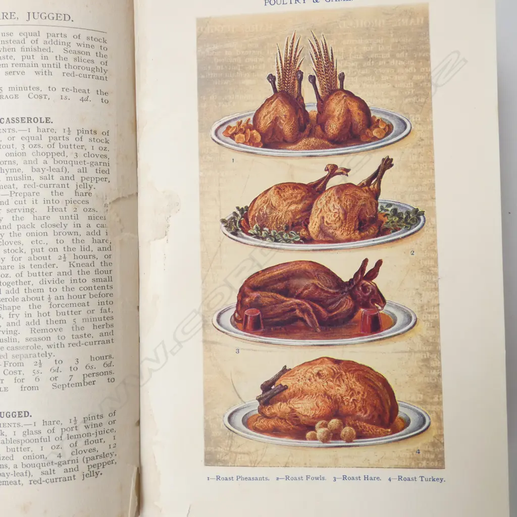 TWO ANTIQUE MRS BEETON’S COOKBOOKS ‘EVERYDAY COOKERY’ & ‘ALL ABOUT COOKERY’ 1911 Image 1++