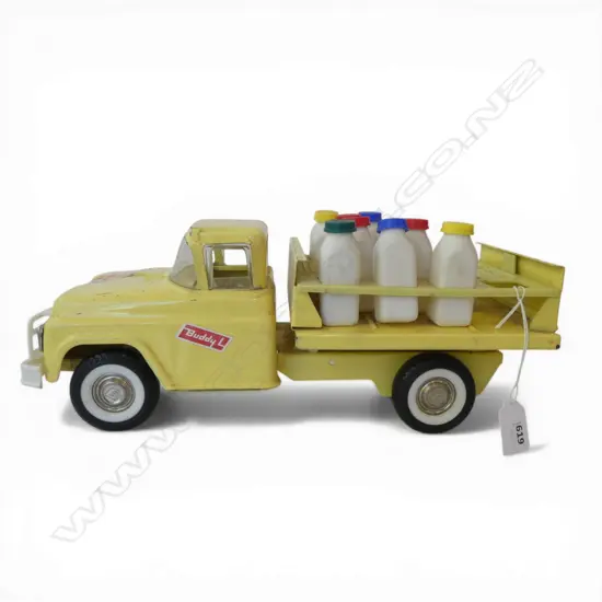 VINTAGE BUDDY L MILK TRUCK L.360mm