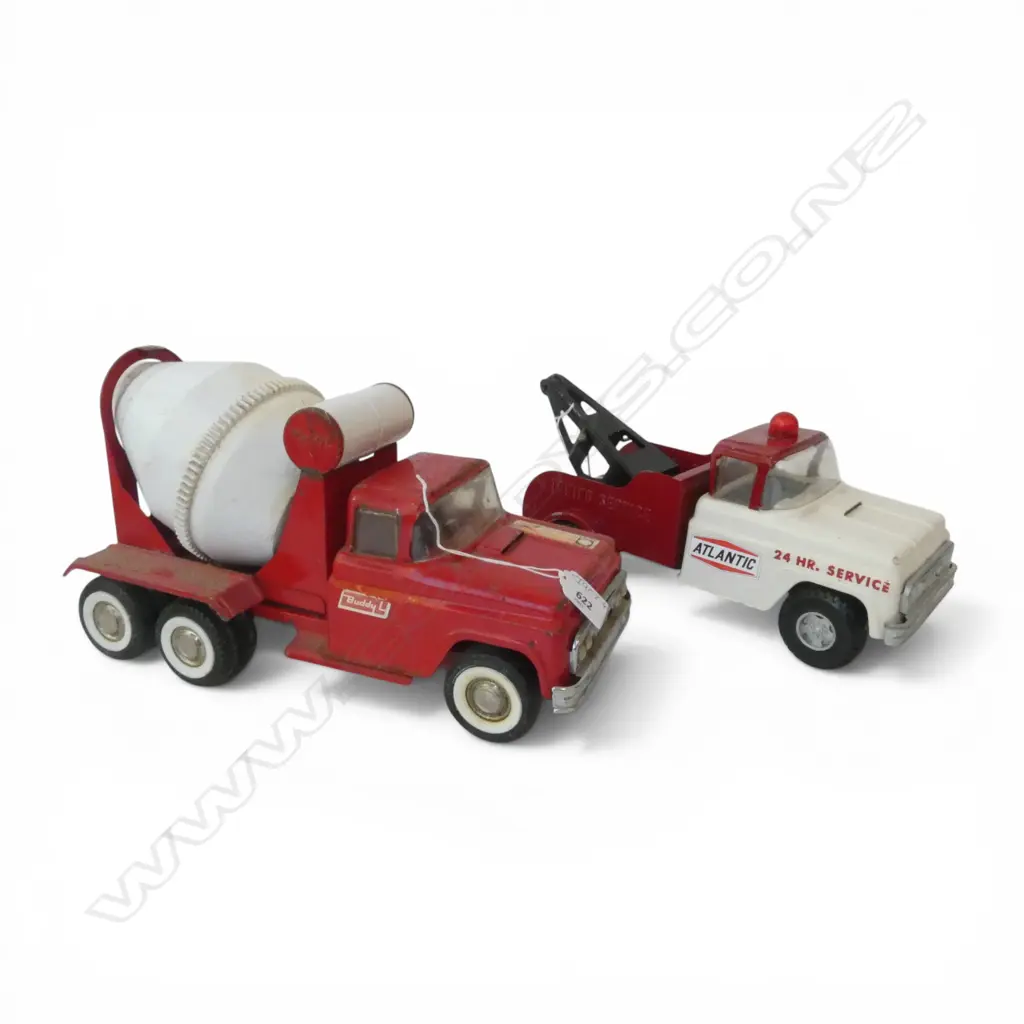 VINTAGE BUDDY L CEMENT TRUCK L.360mm Image 1++