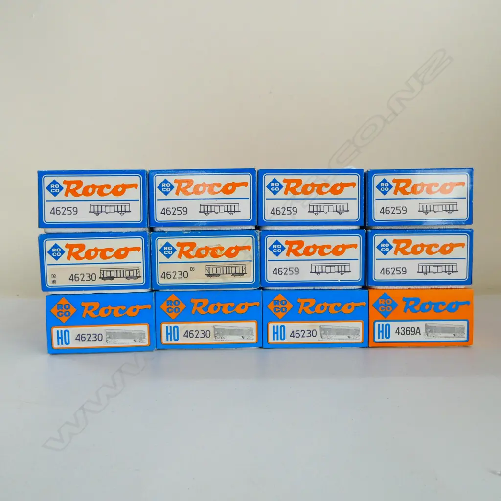 12 BOXED ROCO HO DB WAGONS 6x 46259, 5x 46230 & 4369A Image 1++