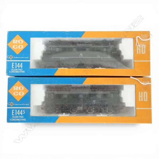2 BOXED ROCO HO DB ELECTRIC LOCOMOTIVES: E144 4131A & E1445 4130