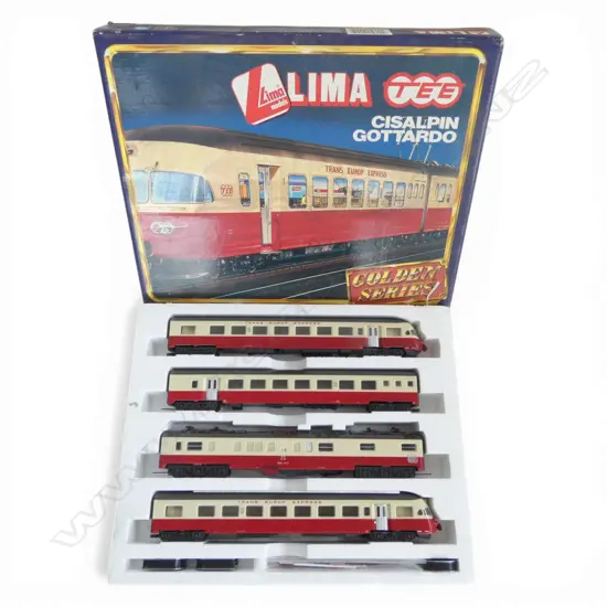BOXED LIMA TEE GOLDEN SERIES HO TRANS EUROPE EXPRESS 4pce SET