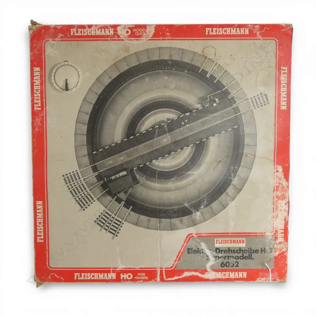 BOXED FLEISCHMANN HO ELECTRIC TURNING PLATE KIT 6052 Image 1++