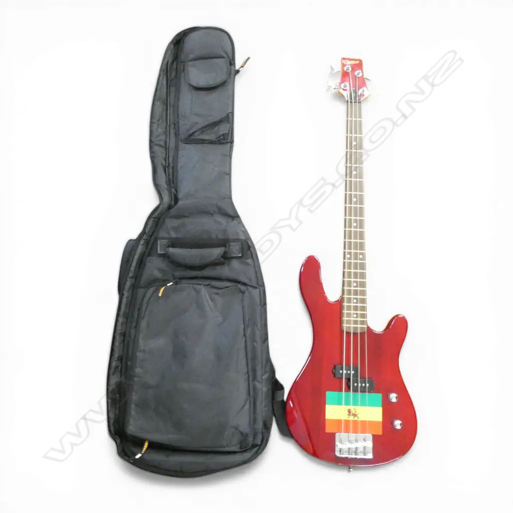 ASHTON BASS GUITAR w. SOFT CASE & ACCESSORIES Image 1++