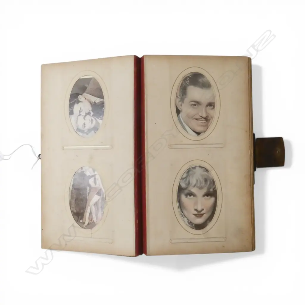 PART FILLED ALBUM OF CIGARETTE CARDS - YESTERYEAR RADIO & FILM CELEBRITIES Image 1++