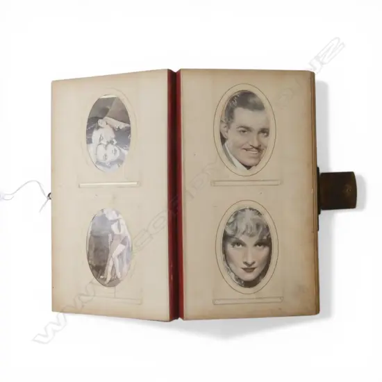 PART FILLED ALBUM OF CIGARETTE CARDS - YESTERYEAR RADIO & FILM CELEBRITIES